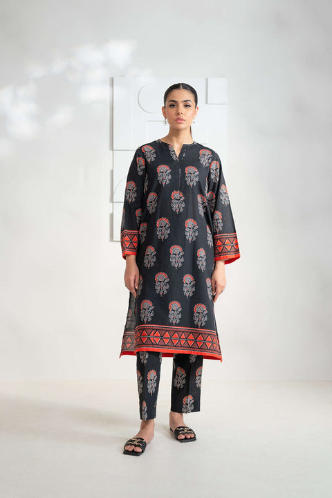 2 Piece Printed Khaddar Suit