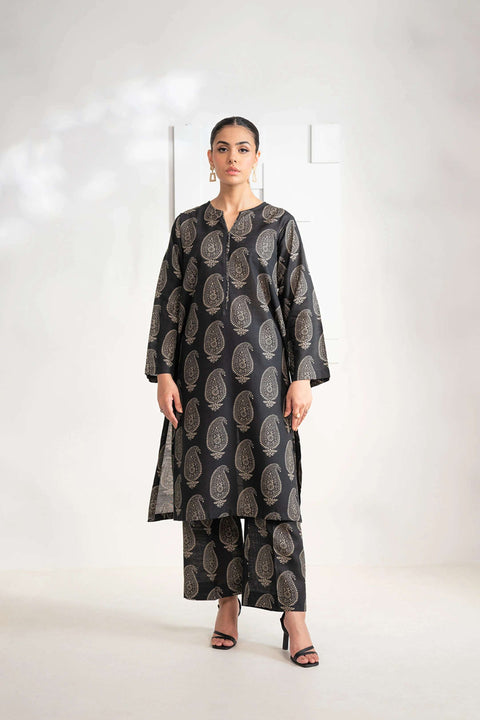 2 Piece Printed Khaddar Suit