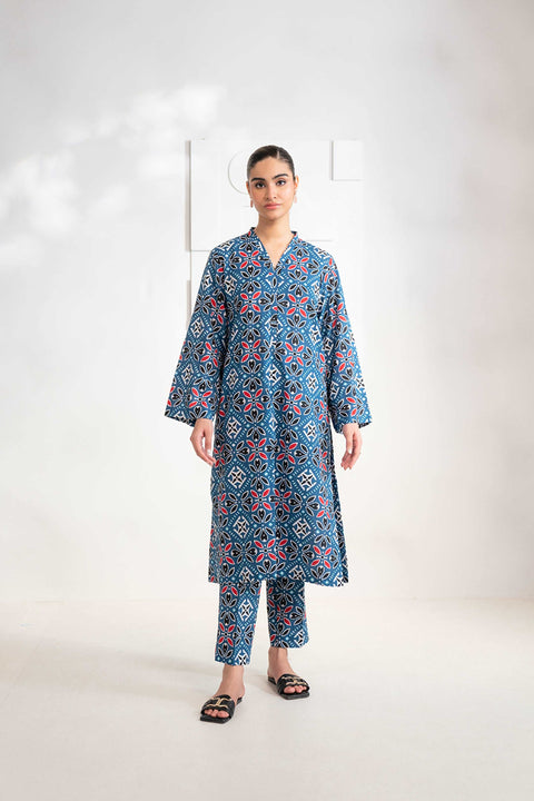 2 Piece Printed Khaddar Suit