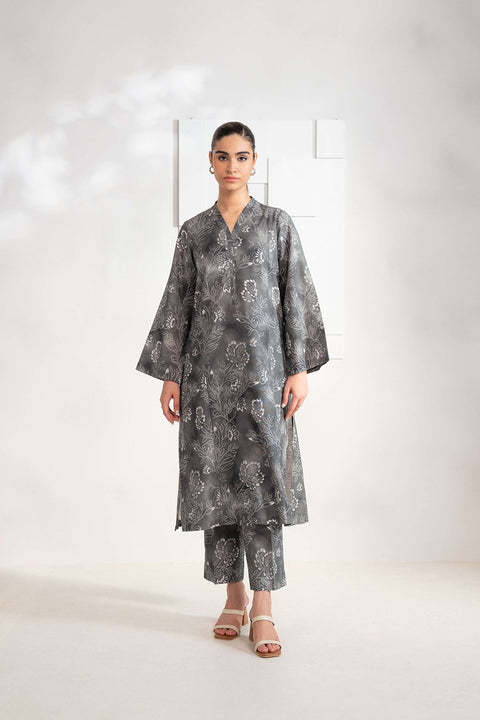 2 Piece Printed Khaddar Suit