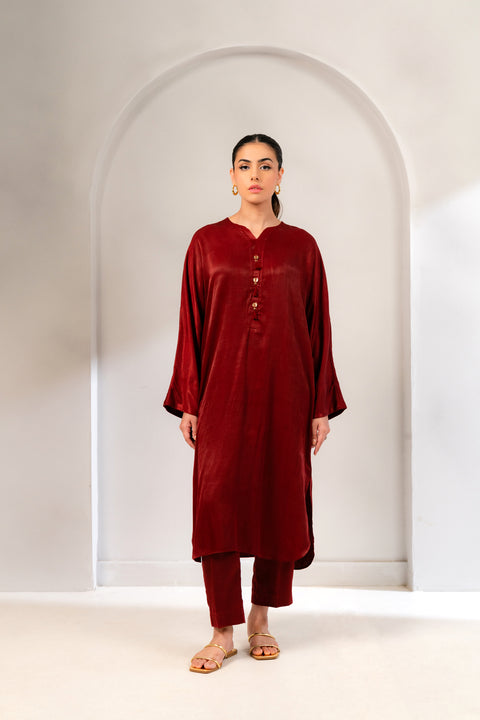 2 Piece Solid Suit Viscose Suit