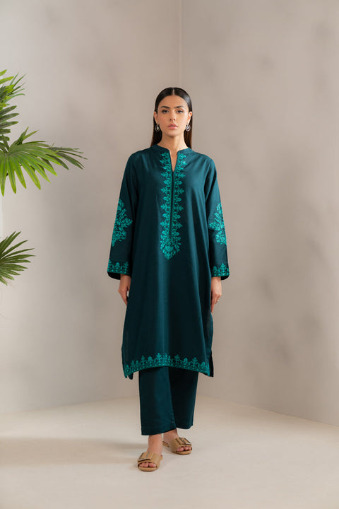 2 Piece Embroidered Khaddar Suit