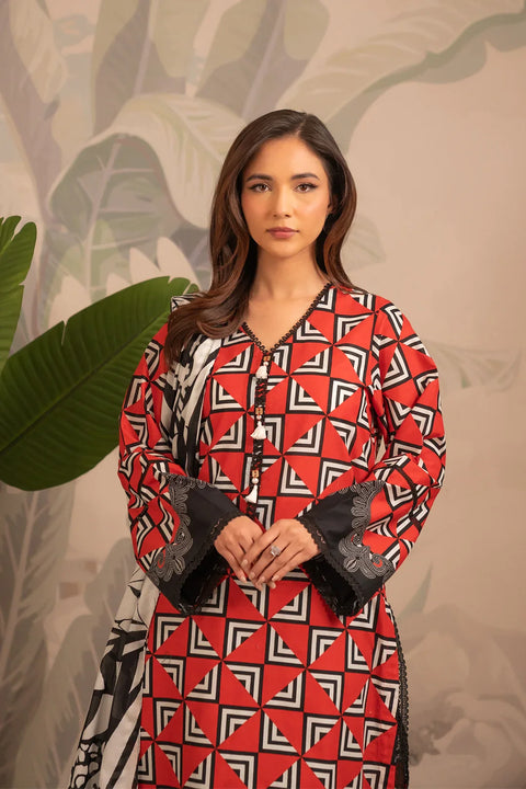 3 Piece Printed Lawn Suit