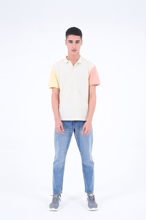Color Blocked Polo - Brands Bazaar