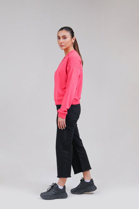 Cropped Sweatshirt - Brands Bazaar