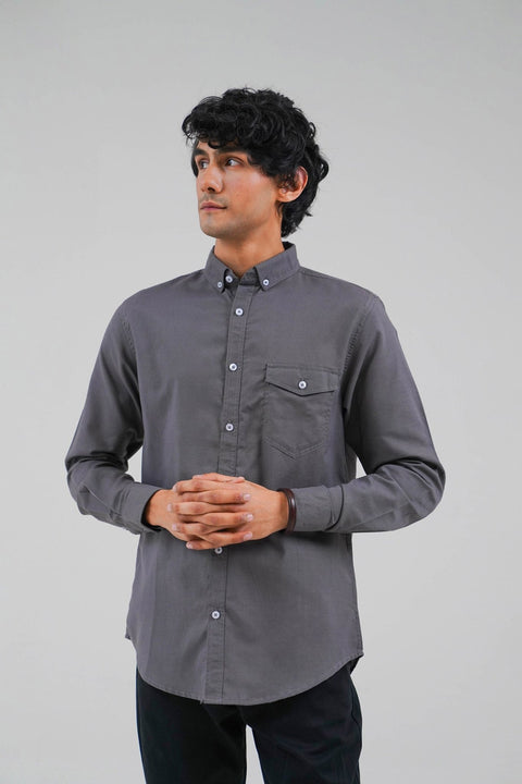 Solid Casual Shirt - Brands Bazaar
